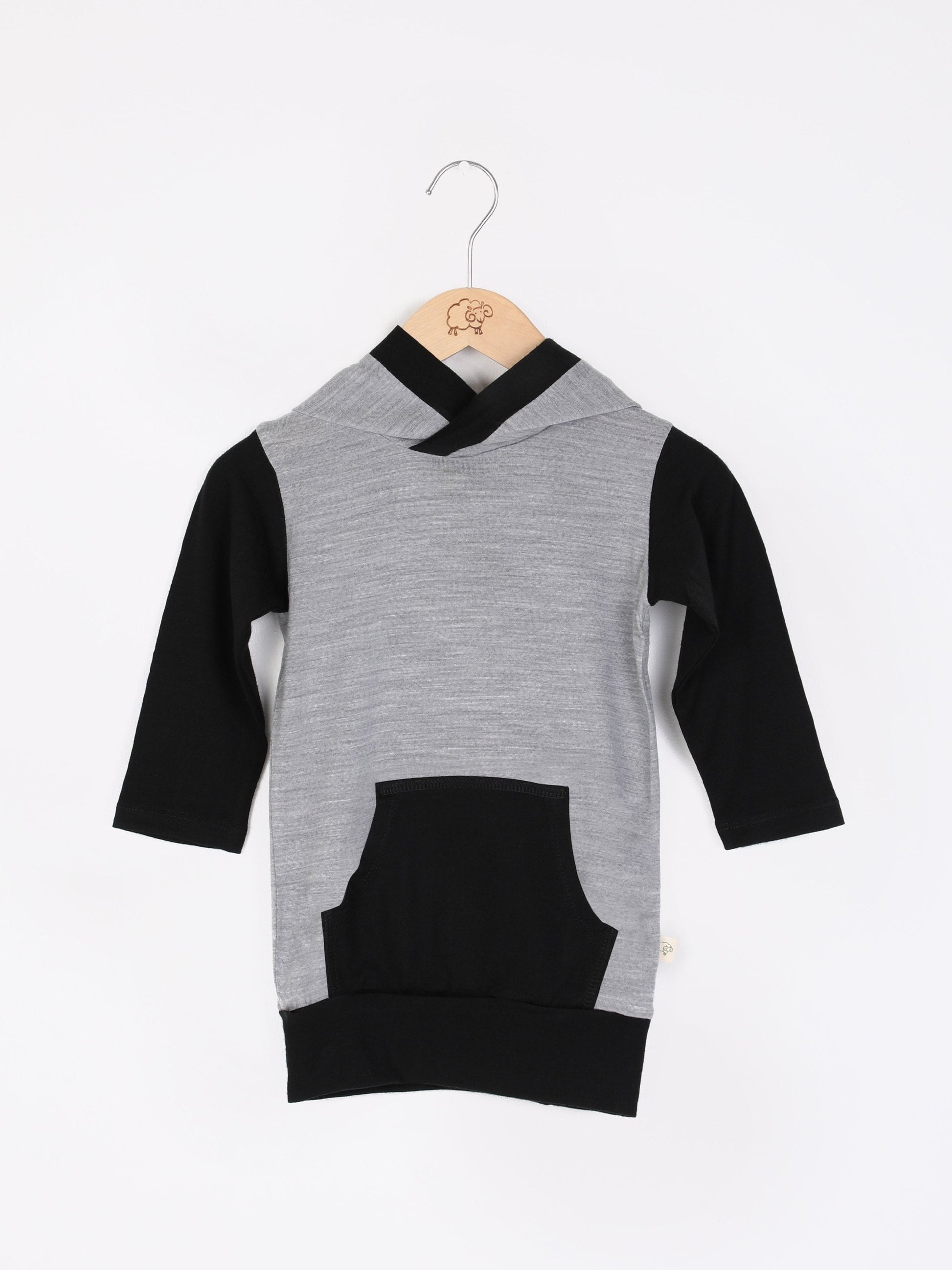 merino hoodie with pockets