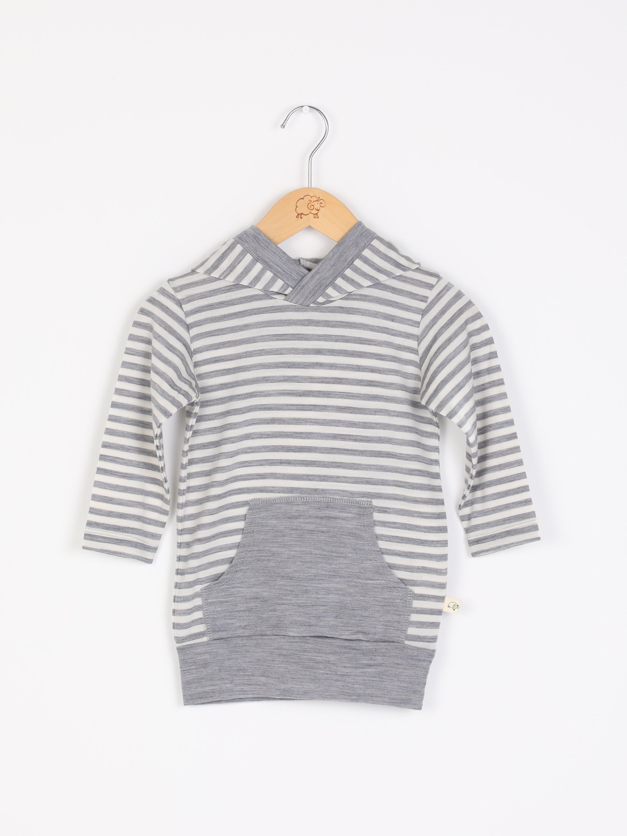 merino hoodie with pockets