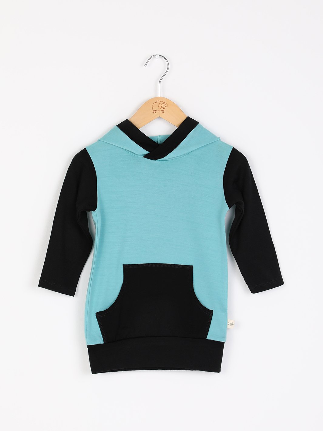 merino hoodie with pockets