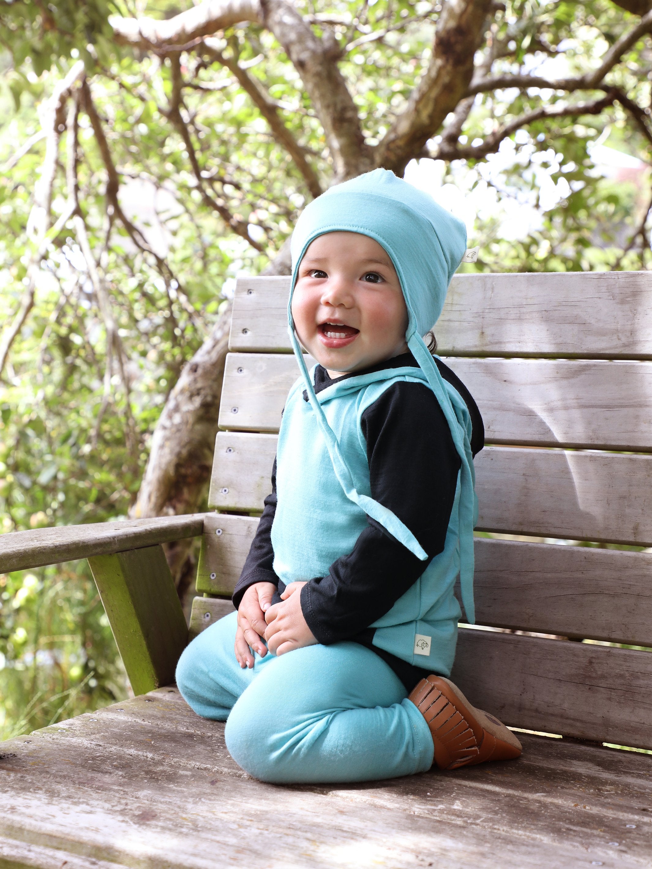 merino hoodie with pockets