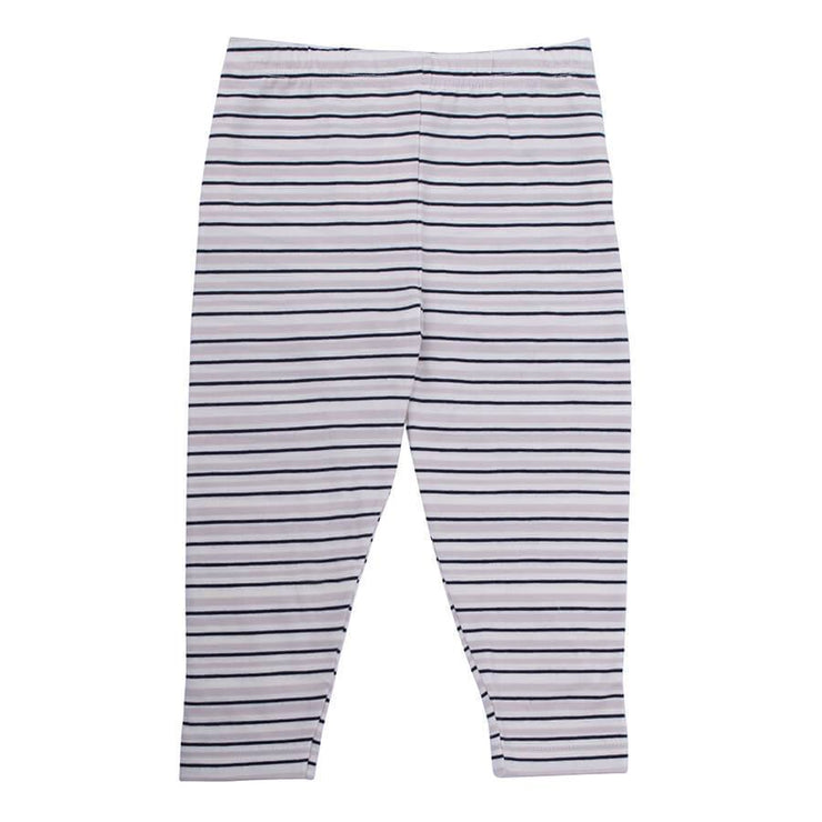 mokopuna leggings in merino with elastic waistband in size 0_tekapo stripe
